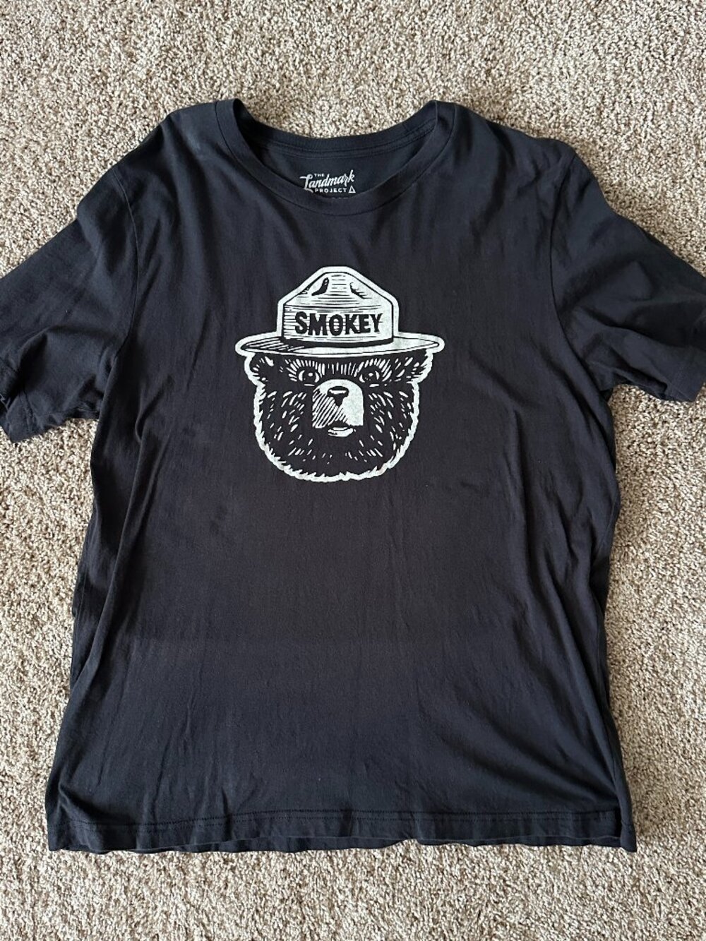 Landmark Project Smokey The Bear T-Shirt - Grey - Size XL